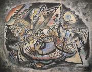 Wassily Kandinsky Szurke ovalis oil painting artist